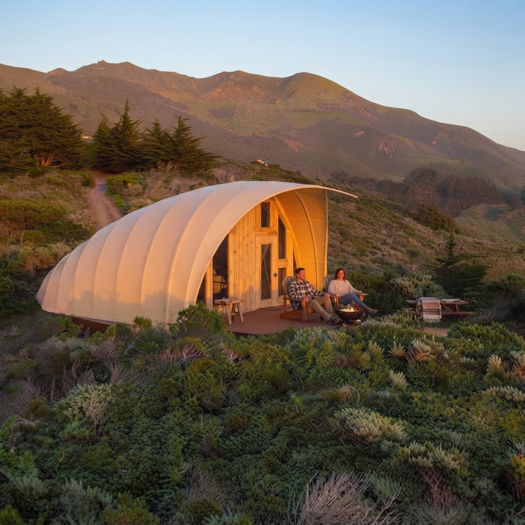 Armadillo Guest Tent (35sqm) - INSTALLED