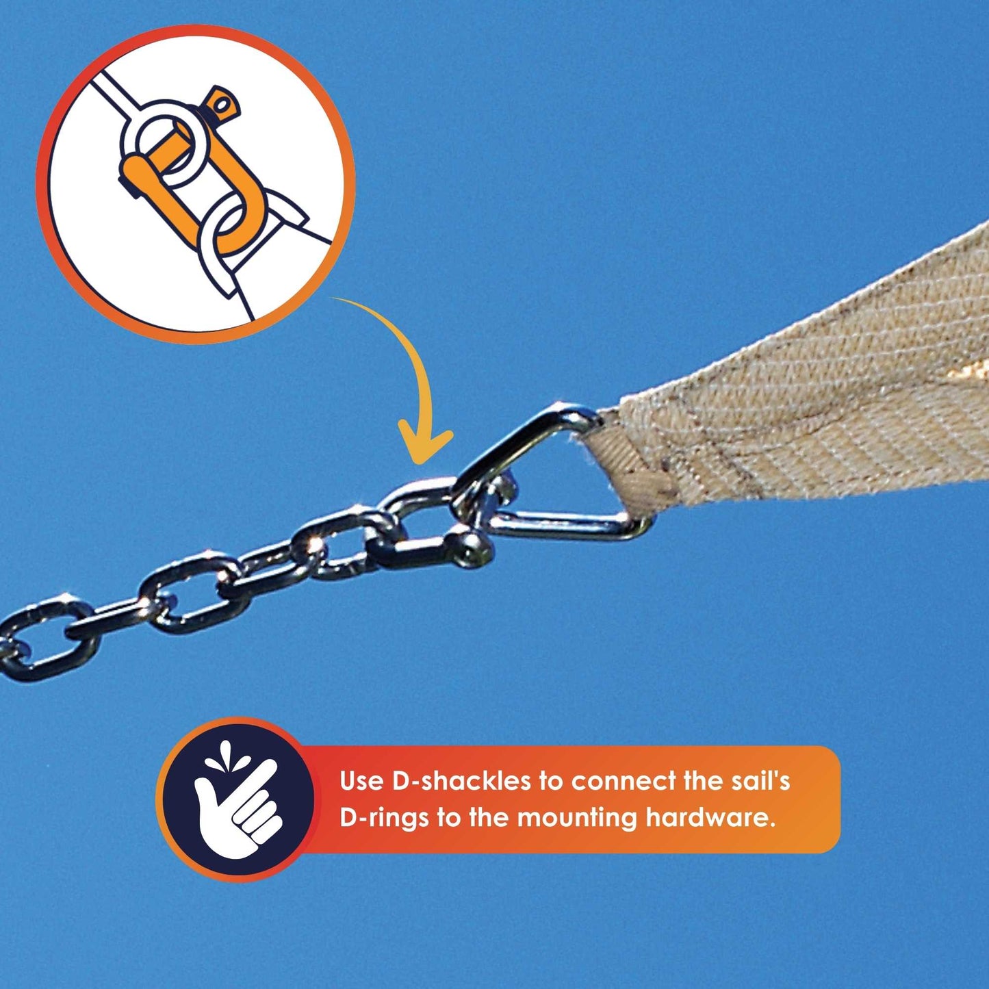 D-Shackle Stainless Steel