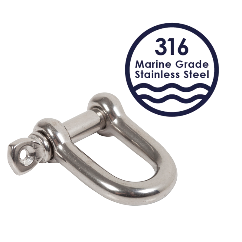D-Shackle Stainless Steel
