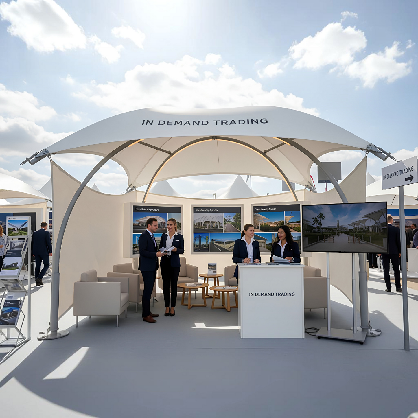 The Horizon Curve Promotional Gazebo
