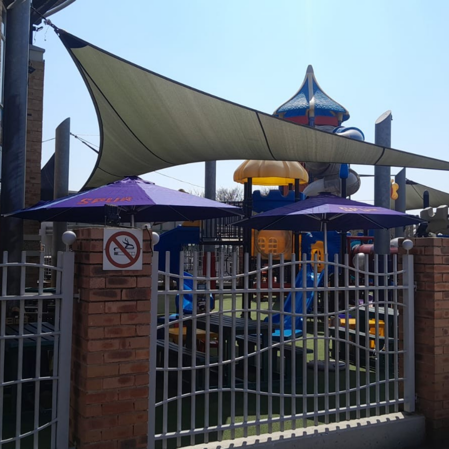 Solaris Outdoor Umbrella Fully Branded
