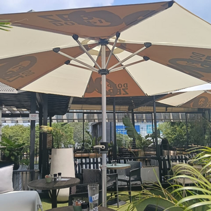Solaris Outdoor Umbrella 4-Panel Branded